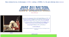 Desktop Screenshot of boosbulldogfarm.com